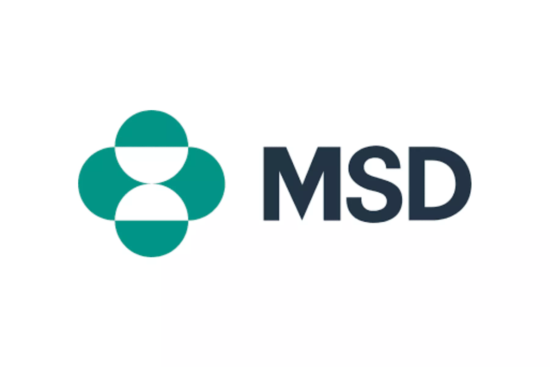 Un logo composé de cercles verts se chevauchant à côté des lettres MSD